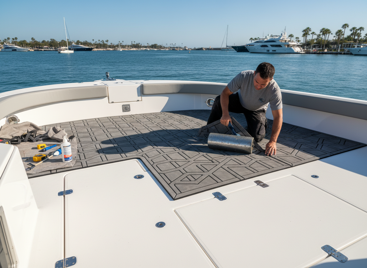How to Install EVA Foam Boat Flooring